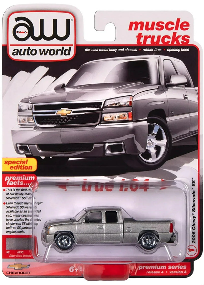 Auto World 1980 Chevy Custom Deluxe 10 Stepside Pickup AWSP057 - Negro medianoche