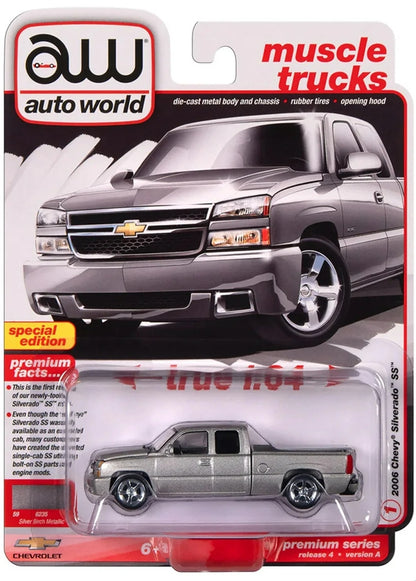Auto World 1980 Chevy Custom Deluxe 10 Stepside Pickup AWSP057 - Negro medianoche
