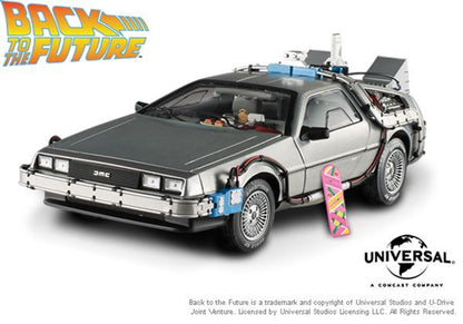 Hot Wheels ELITE Back To The Future Time Machine with Mr. Fusion - BCJ97 - 1/18 Scale