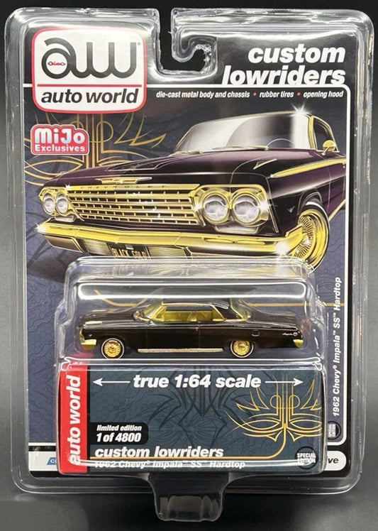 Auto World 1962 Chevy Impala SS Hardtop Custom Lowriders (MiJo Exclusive) - CP7656
