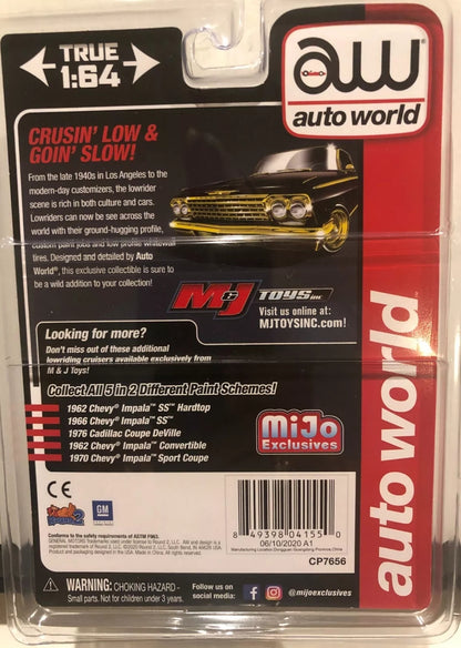 Auto World 1962 Chevy Impala SS Hardtop Custom Lowriders (MiJo Exclusive) - CP7656