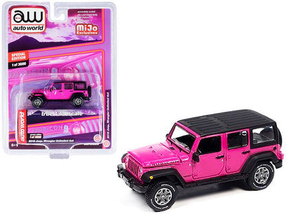 Auto World 2018 Jeep Wrangler Rubicon Unlimited 4x4 (MiJo Exclusive), Pink - CP7753