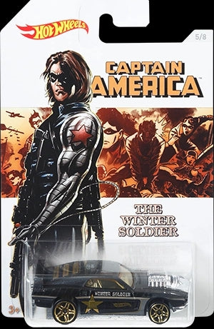 Hot Wheels Captain America 75th Anniversary Series 2016 - DJK75-DJK79 - Full Set