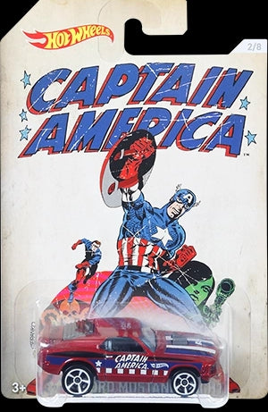 Hot Wheels Captain America 75th Anniversary Series 2016 - DJK75-DJK79 - Full Set