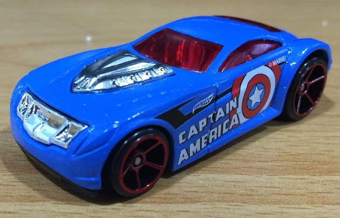 Hot Wheels Captain America 75th Anniversary Series 2016 - DJK75-DJK79 - Full Set