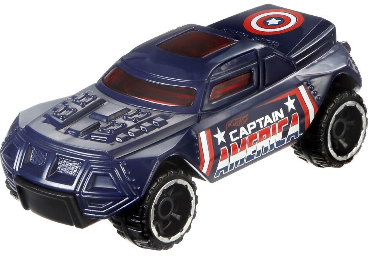 Hot Wheels Captain America 75th Anniversary Series 2016 - DJK75-DJK79 - Full Set