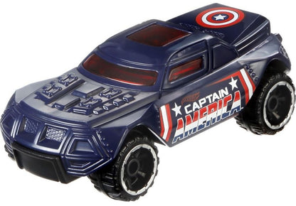 Hot Wheels Captain America 75th Anniversary Series 2016 - DJK75-DJK79 - Full Set