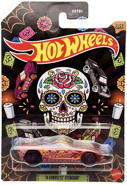 Hot Wheels Halloween 2023 Dia De Los Muertos Collection - DXT91-HLJ86 - Full Set - Plus (+) a Bonus Hot Wheel