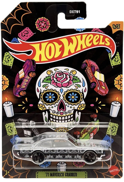 Hot Wheels Halloween 2023 Dia De Los Muertos Collection - DXT91-HLJ86 - Full Set - Plus (+) a Bonus Hot Wheel