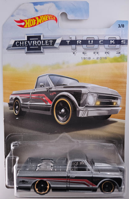 Hot Wheels '67 Chevy C10 HW 100 Years of Chevy Trucks Series (2018) FKD07 - 3/8 - Walmart Exclusive