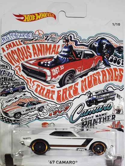 Hot Wheels 50th Anniversary Camaro Series Series 2018 - FKV71-FKV80 - Full Set
