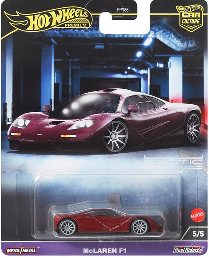 Hot Wheels Car Culture Exotic Envy Series - 2024 - FPY86-HKC80 - Set of Five (5) Cars - Premium with Real Riders