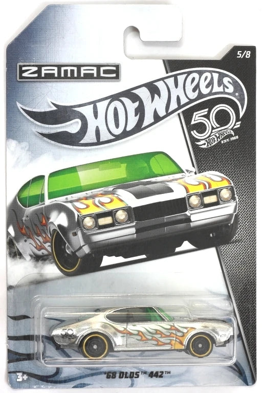 Hot Wheels 50th Anniversary ZAMAC Flames Series 2018 - FRN23-FRN24 - Full Set