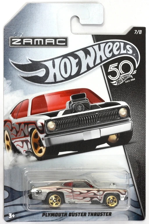 Hot Wheels 50th Anniversary ZAMAC Flames Series 2018 - FRN23-FRN24 - Full Set