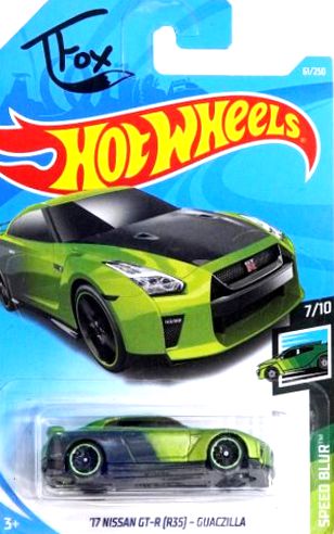 Hot Wheels '17 Nissan GT-R (R35) - GUACZILLA FYD40