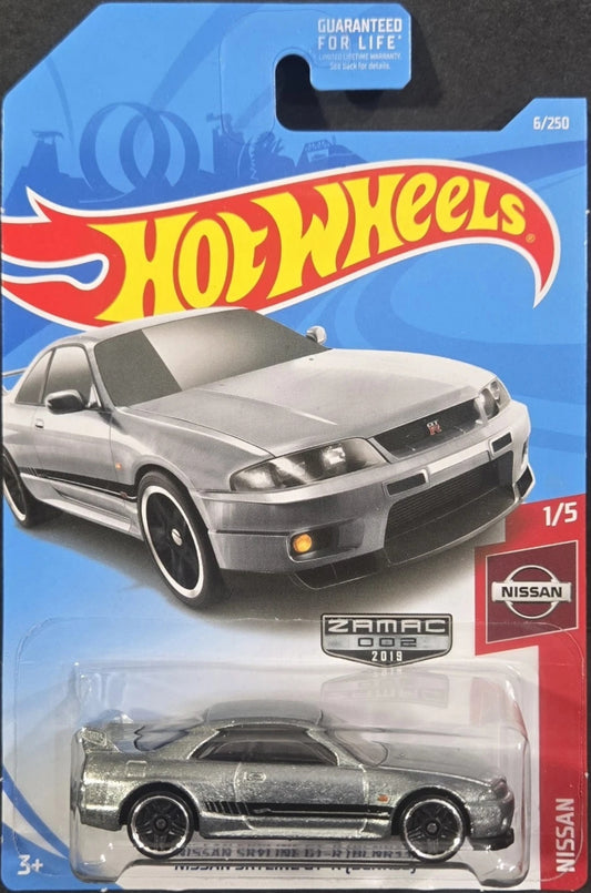 Hot Wheels Nissan Skyline GT-R (BCNR33) HW Nissan FYG26 - ZAMAC #002 - Walmart Exclusive