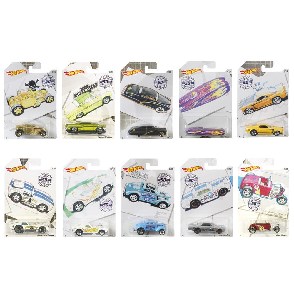Hot Wheels American Steel Series 2023 - GRT01-HRR21 - Coffret complet