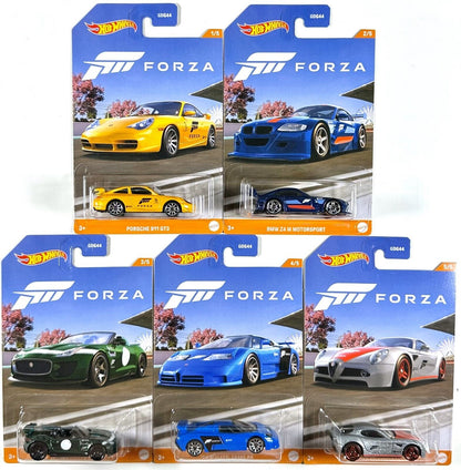 Hot Wheels Forza Series 2023 - GDG44-HLK28 - Full Set - Plus (+) a Bonus Hot Wheel