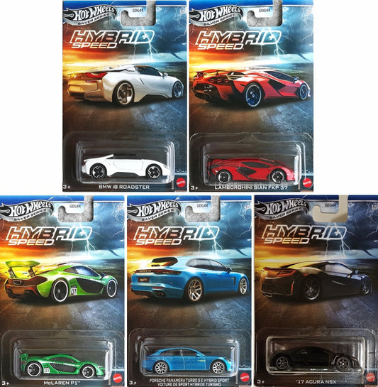 Hot Wheels Silver Series Hybrid Speed Set 2025 - GDG44-JCB76 - Full Set