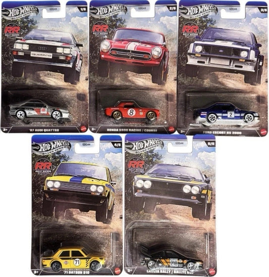 Hot Wheels Serie Escena Callejera de los 90 2025 - JCB57-GDG44 - Conjunto completo
