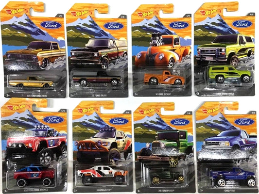 Hot Wheels Mud Runners Off-Road Series 2023 - GDG44-HLK20 - Conjunto completo