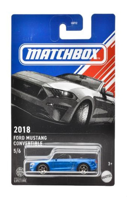 MATCHBOX American Convertibles Series GGF12-987D - Set of Six (6) Cars - Walmart Exclusive