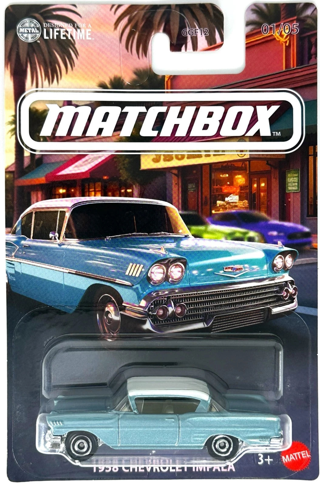 MATCHBOX American Convertibles Série GGF12-987D - Coffret de six (6) voitures - Exclusivité Walmart