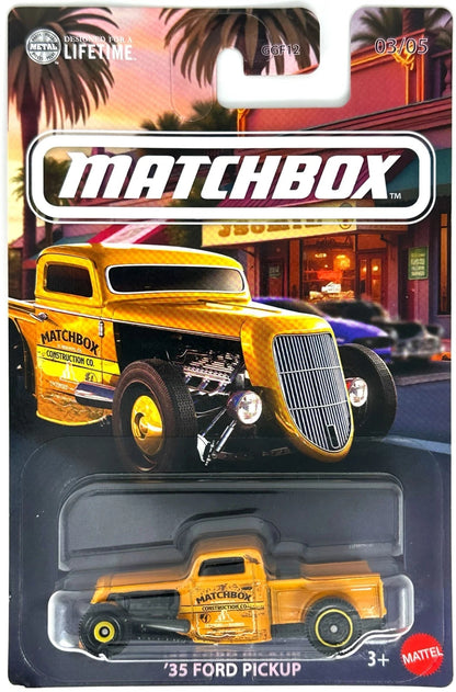 MATCHBOX American Convertibles Série GGF12-987D - Coffret de six (6) voitures - Exclusivité Walmart