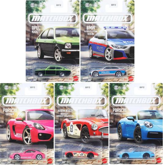 MATCHBOX American Convertibles Série GGF12-987D - Coffret de six (6) voitures - Exclusivité Walmart