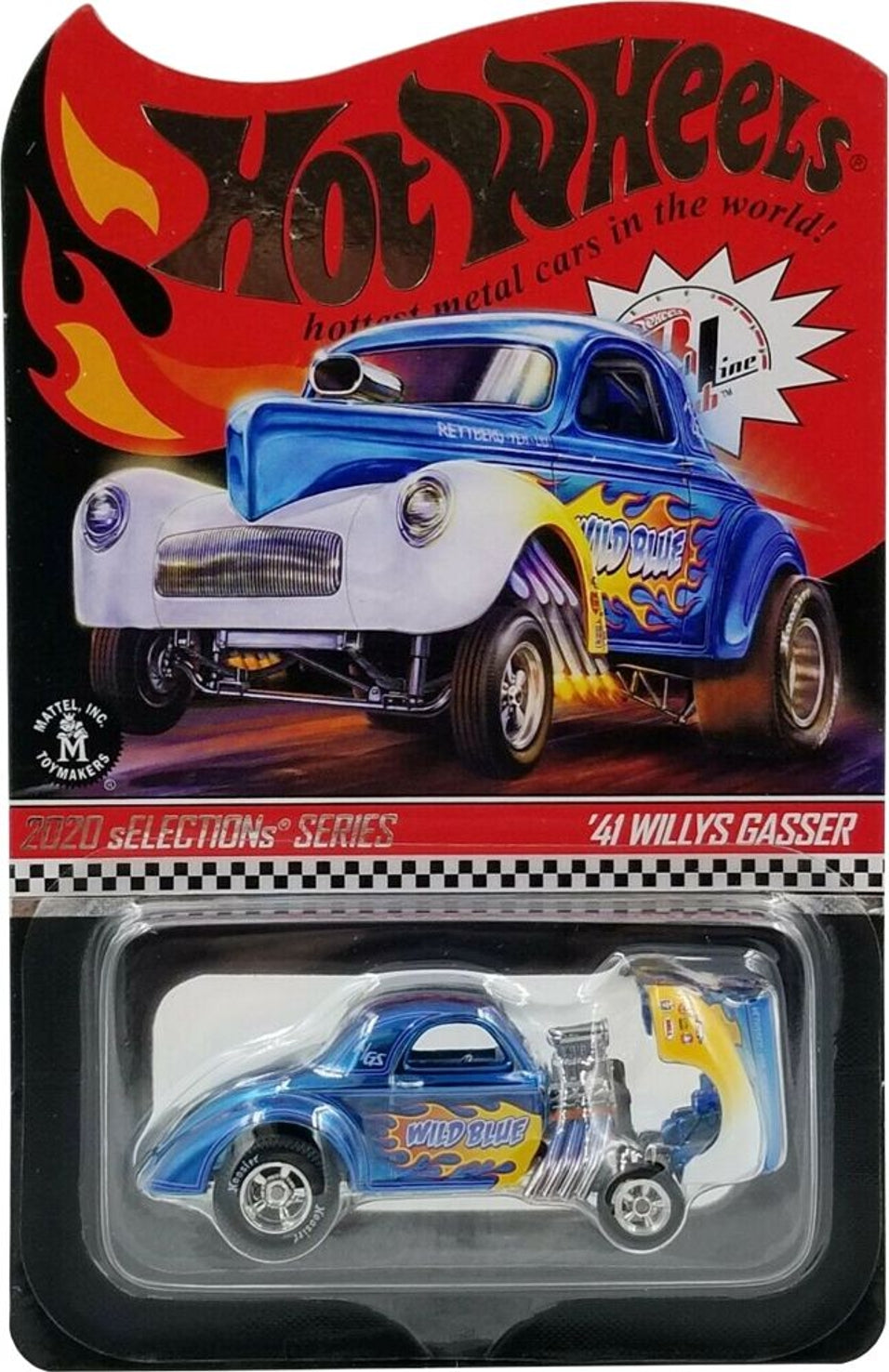 Hot Wheels Collectors RLC sELECTIONs ’41 Willys Gasser - GLH88