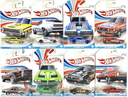 Hot Wheels American Steel Series 2023 - GRT01-HRR21 - Full Set