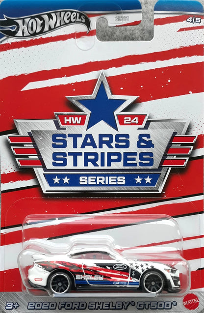 Hot Wheels Stars and Stripes Series - Walmart Exclusive - GRT01-HRW62 - Set of Five (5) Cars