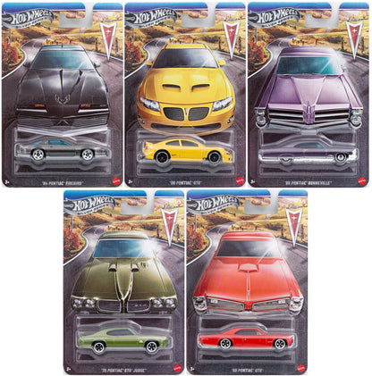Hot Wheels Silver Series Pontiac 100th Anniversary Series (2026) - Full Set - GRT01-JKY09