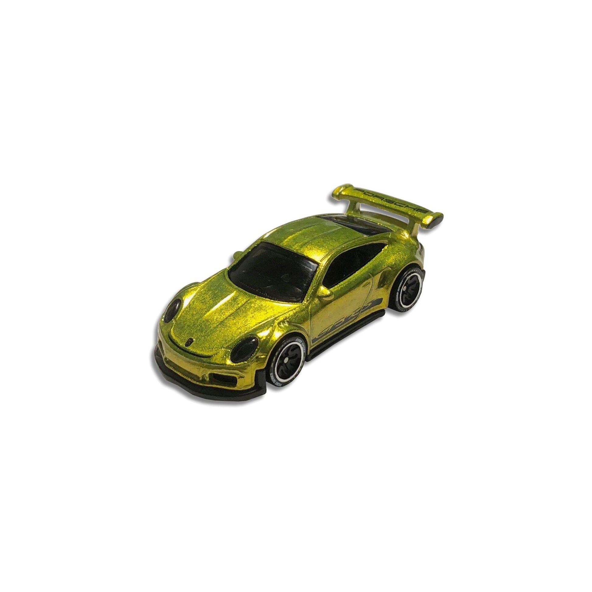 Hot Wheels id Porsche 911 GT3 RS HBG16 loose die-cast car in metallic green