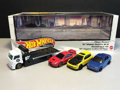 Hot Wheels Premium Japanese Tuners Display Collector Set 2022 - GMH39 - HCR53