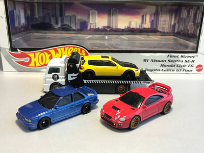 Hot Wheels Premium Japanese Tuners Display Collector Set 2022 - GMH39 - HCR53