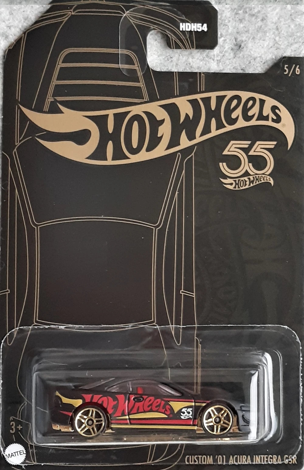 Hot Wheels 55th Anniversary Pearl and Chrome Series 5-Pack (Mix 2) - HLK02 - HDH54-956D