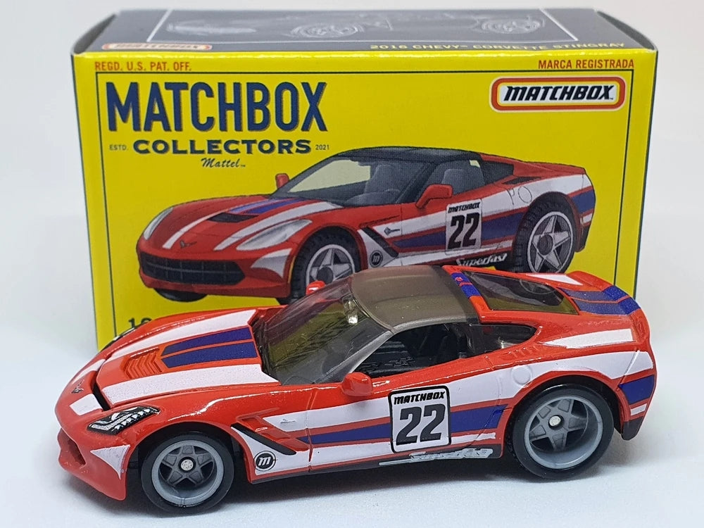 MATCHBOX Collectors '16 Corvette Stingray HFL98 - Premium with True Grip Tires