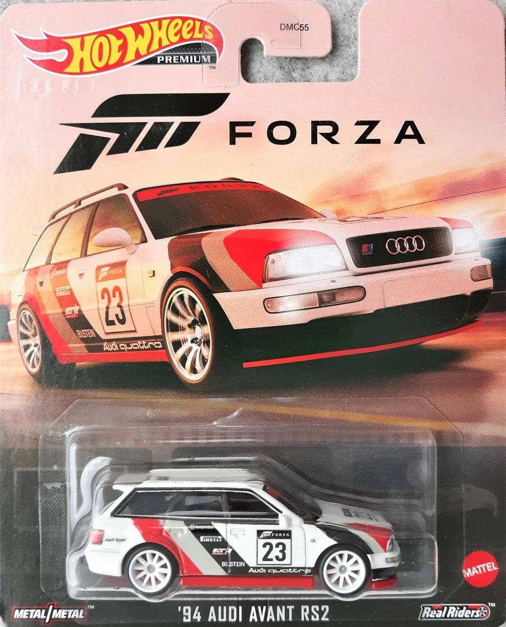 Hot Wheels Forza '94 Audi Avant RS2 HKC32 - Premium with Real Riders