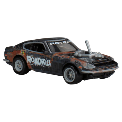 Hot Wheels Custom '71 Datsun 240Z ("Rotsun") HKC37 - Premium with Real Riders - Pop Culture