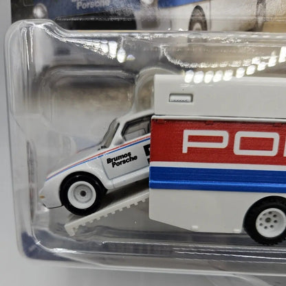 Hot Wheels Premium Team Transport #61 Porsche 959 (1986) Euro Hauler HKF47 - 2023 Mix 4