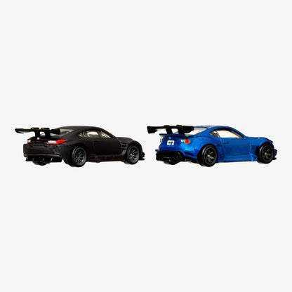 Hot Wheels Premium Car Culture 2-Pack – Lexus RC F GT3 and Pandem Subaru BRZ - HKF51