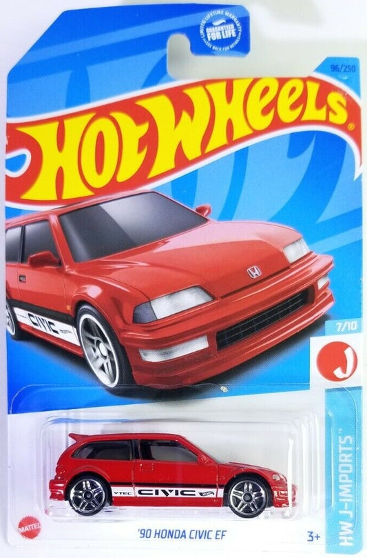 Hot Wheels '90 Honda Civic EF HW J-Imports HKJ16