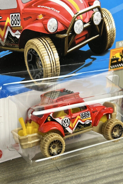 Hot Wheels Volkswagen "Baja Bug" HW Baja Blazers HKK93 - Treasure Hunt - Plus (+) a Bonus Hot Wheel