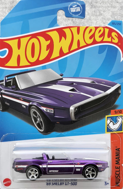 Hot Wheels '69 Shelby GT-500 HW Muscle Mania HKL22 - 2023 Super Treasure Hunt