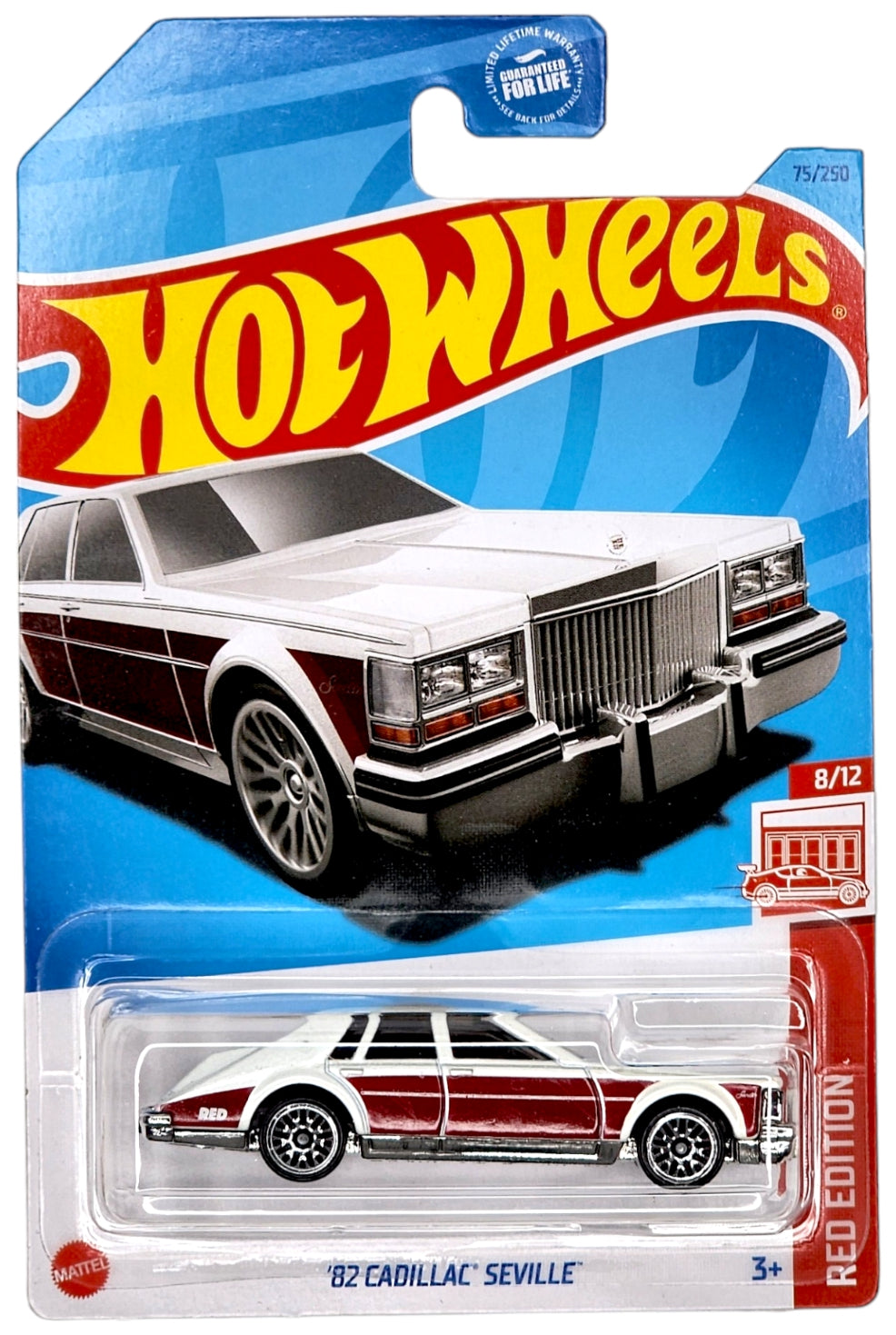 Hot Wheels '82 Cadillac Seville HW Red Edition HKL57 - Target Exclusive - Plus (+) a Bonus Hot Wheel