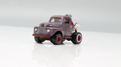 Hot Wheels 1950 Ford F6 Roadkill Stubby Bob HKN08 - Premium with Real Riders - Motor Trend