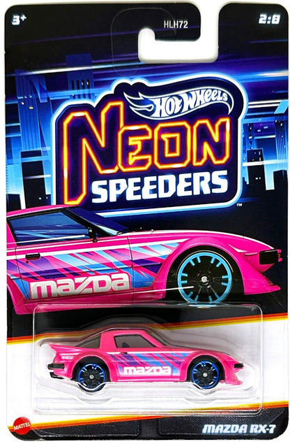 Hot Wheels Neon Speeders Series - 2024 Mix 2 - Exclusivo de Walmart - HLH72-HRW75 - Conjunto de ocho (8) autos