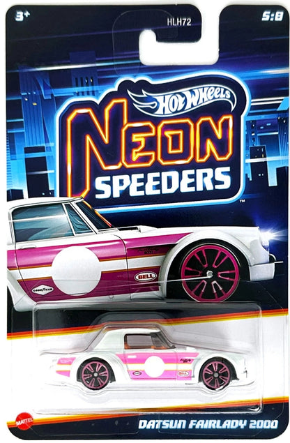 Hot Wheels Neon Speeders Series - 2024 Mix 2 - Exclusivo de Walmart - HLH72-HRW75 - Conjunto de ocho (8) autos