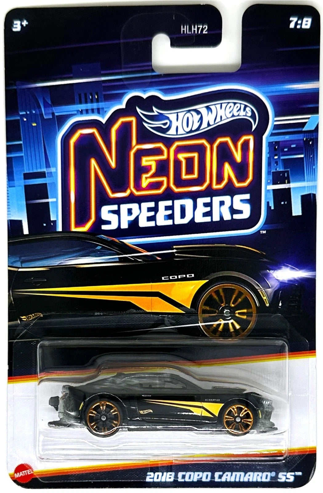Hot Wheels Neon Speeders Series - 2024 Mix 2 - Exclusivo de Walmart - HLH72-HRW75 - Conjunto de ocho (8) autos